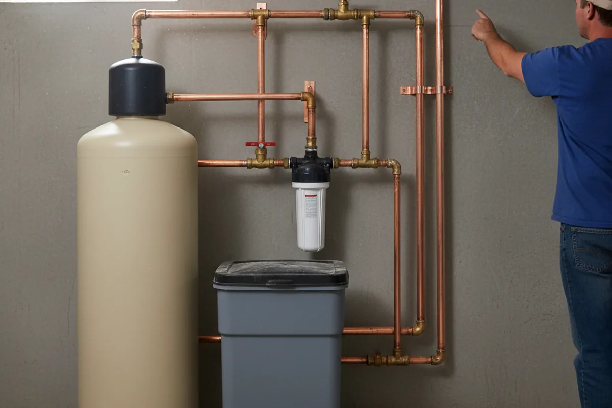 Whole-house water treatment system installed in Berne